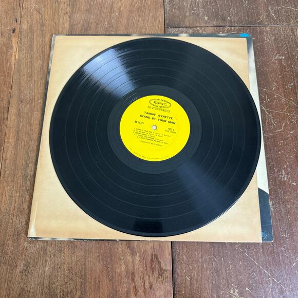 Tammy Wynette Stand By Your Man LP Vinyl Record Epic Records - Picture 3 of 4